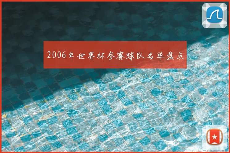 2006年世界杯参赛球队名单盘点