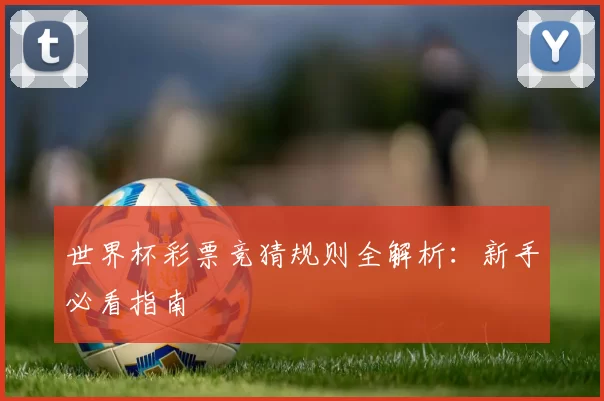 世界杯彩票竞猜规则全解析：新手必看指南